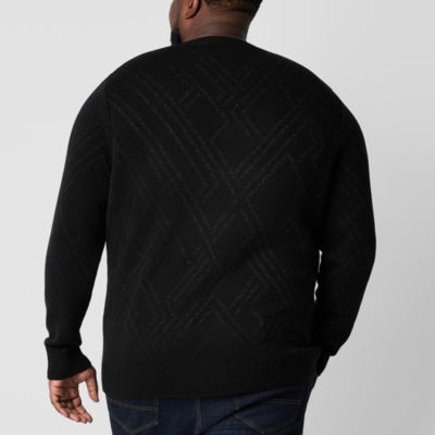 Shaquille O'Neal XLG Big and Tall Mens Long Sleeve Pullover Sweater