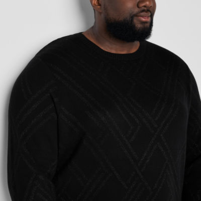 Shaquille O'Neal XLG Big and Tall Mens Long Sleeve Pullover Sweater