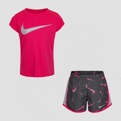 Nike Little Girls 2-pc. Short Set