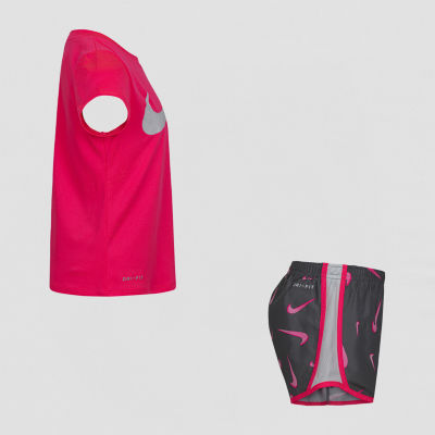 Nike Little Girls 2-pc. Short Set