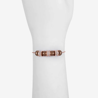 Liz Claiborne Slider Womens Glass Strand Bracelet