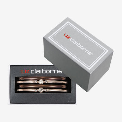 Liz Claiborne Bangle Womens 4-pc. Glass Bracelet Set