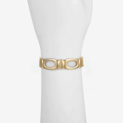 Liz Claiborne Womens Oval Rectangular Stretch Bracelet