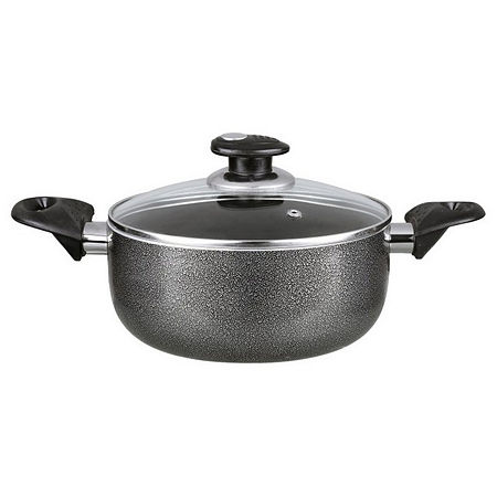 Brentwood Aluminum Non-Stick 6-qt Dutch Oven, One Size, Gray