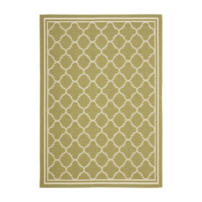 Safavieh Courtyard Collection Crispian Geometric Indoor/Outdoor Area Rug