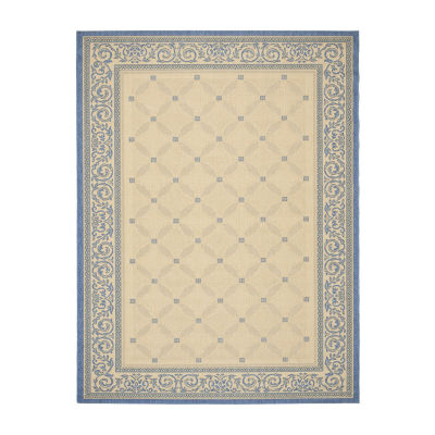 Safavieh Courtyard Collection Frona Oriental Indoor/Outdoor Square Area Rug