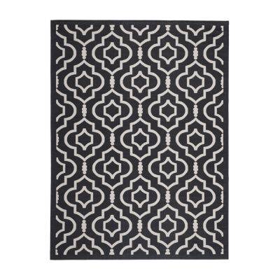 Safavieh Courtyard Collection Meryll Geometric Indoor/Outdoor Area Rug