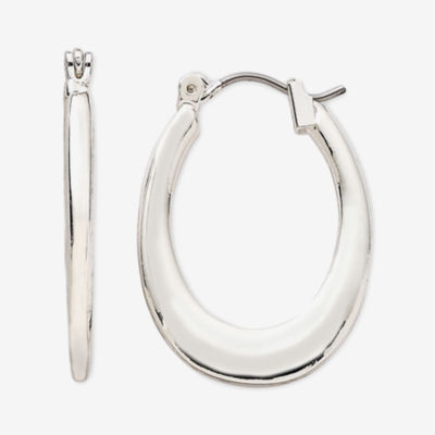 Liz Claiborne® Oval Hoop Earrings