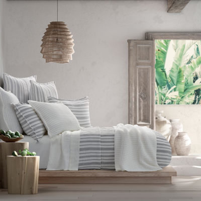 Queen Street Crystal Cove Stripes Coverlet