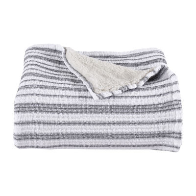 Queen Street Crystal Cove Stripes Coverlet