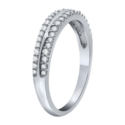 Signature By Modern Bride Womens 1 1/2 CT. T.W. Natural Diamond 14K Gold Pear Side Stone Halo Bridal Set
