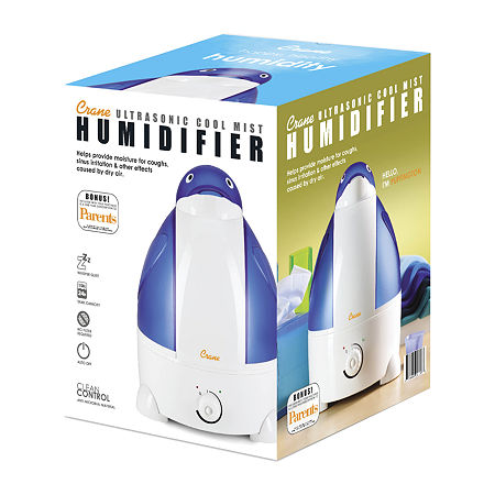 Crane 1 Gallon Ultrasonic Cool Mist Humidifier - Penguin, One Size, Blue