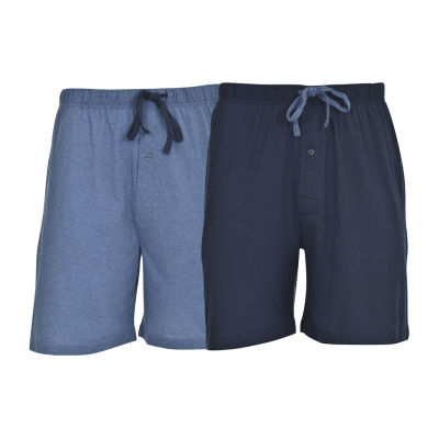 Men's knit best sale pajama shorts