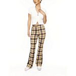 Forever 21-Juniors Womens High Rise Flare Flat Front Pant