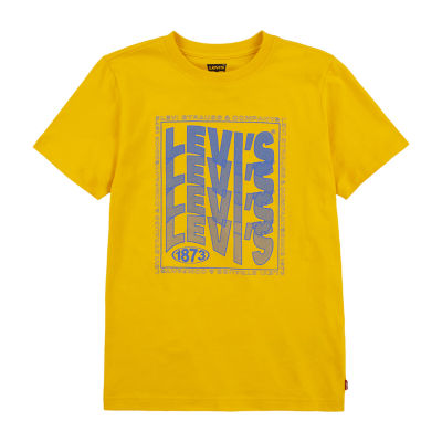 Levi's Big Boys Crew Neck Short Sleeve Graphic T-Shirt - JCPenney