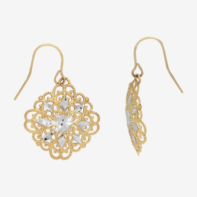 10K Gold Chandelier Earrings