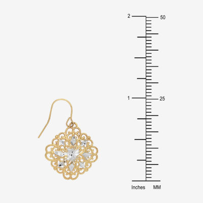 10K Gold Chandelier Earrings