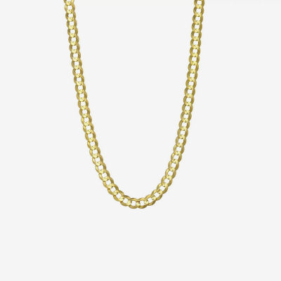 14K Yellow Gold 4.65 MM Curb Necklace 20"