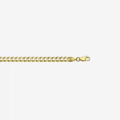 14K Yellow Gold 4.65 MM Curb Necklace 20"