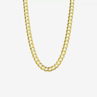 14K Yellow Gold 5.7MM Curb Necklace