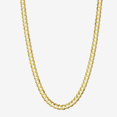 14K Yellow Gold MM Curb Necklace