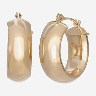 14K Gold 3mm Hoop Earrings