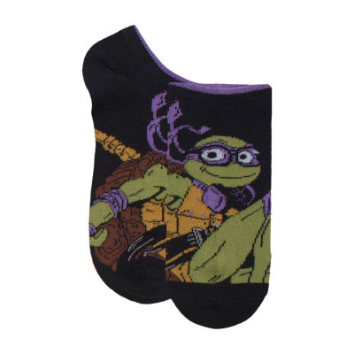 Big Boys 6 Pair Teenage Mutant Ninja Turtles Multi-Pack No Show Socks