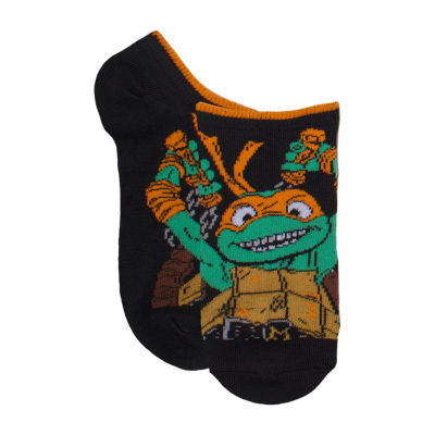 Big Boys 6 Pair Teenage Mutant Ninja Turtles Multi-Pack No Show Socks