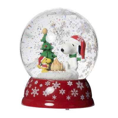 Roman 5.7"H Led Dome Snoopy Campfire Christmas Tabletop Decor