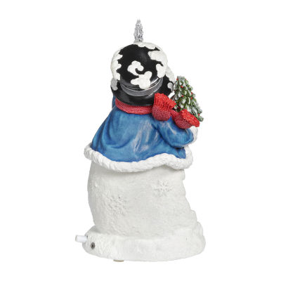 Roman 13"H Led Snowman Plays Music Christmas Tabletop Decor