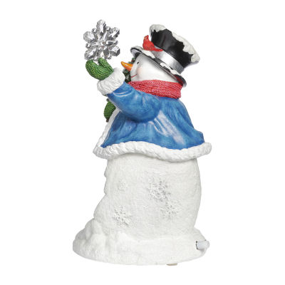 Roman 13"H Led Snowman Plays Music Christmas Tabletop Decor