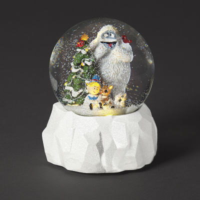 Roman 5.75" Led Rudolph Dome Plays Music Christmas Tabletop Decor