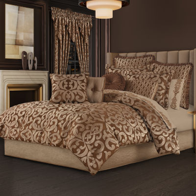 Queen Street La Grande Copper 4-pc. Jacquard Coverlet Set