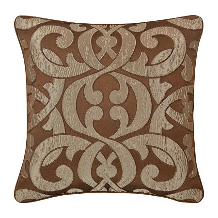 Queen Street La Grande Copper Square Throw Pillow, One Size, Brown