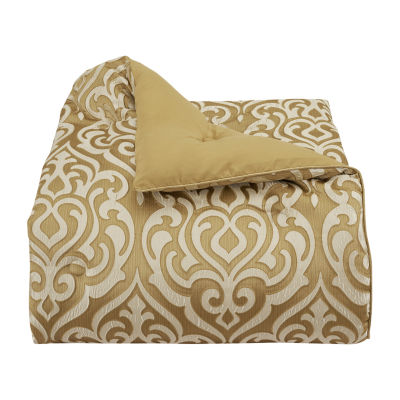 Queen Street Lagos Gold 4-pc. Jacquard Extra Weight Comforter Set