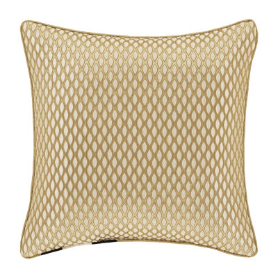 Queen Street Lagos Gold Square Throw Pillow