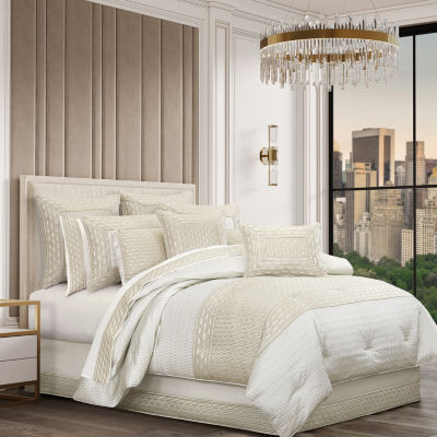 Queen Street Melbourne 4-pc. Jacquard Extra Weight Comforter Set