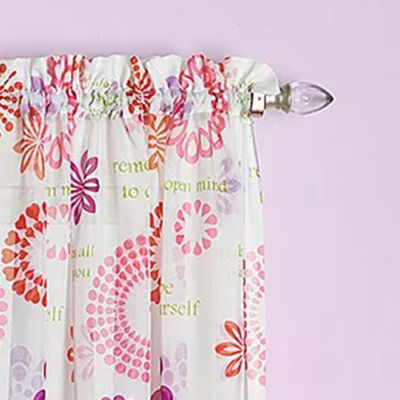 Saturday Knight Dream Rod Pocket Light-Filtering Single Curtain Panel