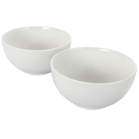 Gibson 2-pc. Ceramic Cereal Bowl, One Size, White