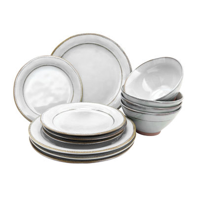 Gibson 12-pc. Stoneware Dinnerware Set