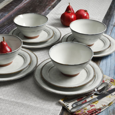 Gibson 12-pc. Stoneware Dinnerware Set