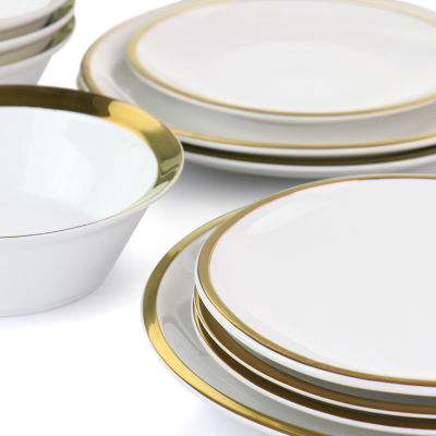 Gibson 12-pc. Ceramic Dinnerware Set