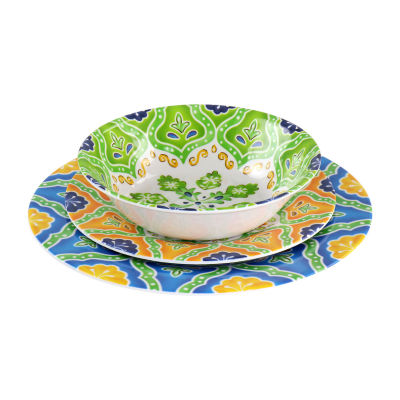 Elama 12-pc. Melamine Dinnerware Set