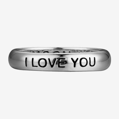 Footnotes Love Sterling Silver Band