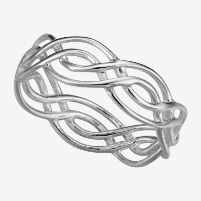 Footnotes Believe Womens 5.5MM Sterling Silver Band