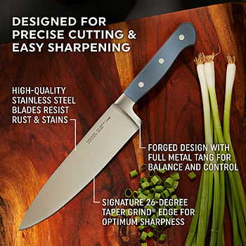 Henckels Graphite 20-pc Self-sharpening Knife Set With Block, Chef Knife,  Paring Knife, Utility Knife, Bread Knife, Steak Knife, Brown : Target