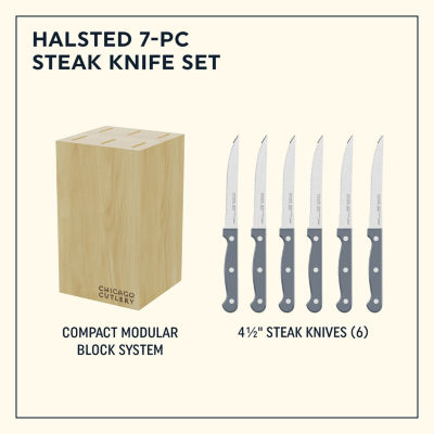 Chicago Cutlery Halsted 7-pc. Steak Knife Set