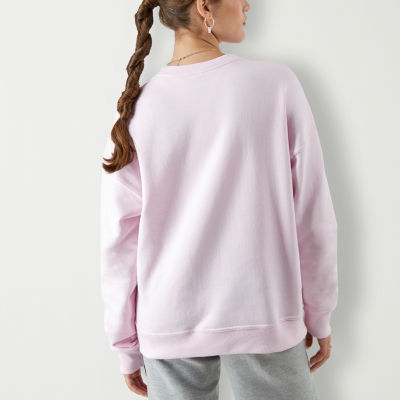 Champion Powerblend Womens Crew Neck Long Sleeve Sweatshirt