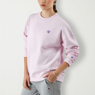 Champion Powerblend Womens Crew Neck Long Sleeve Sweatshirt