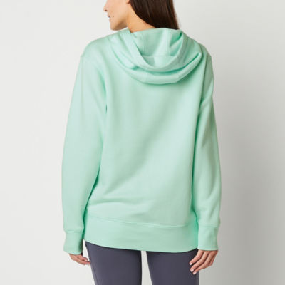 Xersion Womens Fleece Round Neck Long Sleeve Sweatshirt Tall